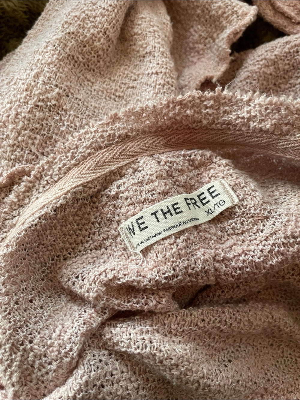 We The Free Dusty Pink Scoop Neck Pullover - Picture 4 of 8